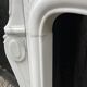 Louis XV style fireplace in Carrara marble circa 1980