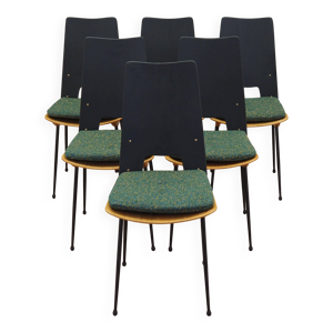 Ensemble de six chaises,