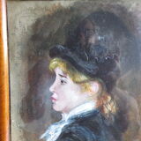 Watercolor portrait said of Margot