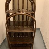 Rattan bookcase shelf