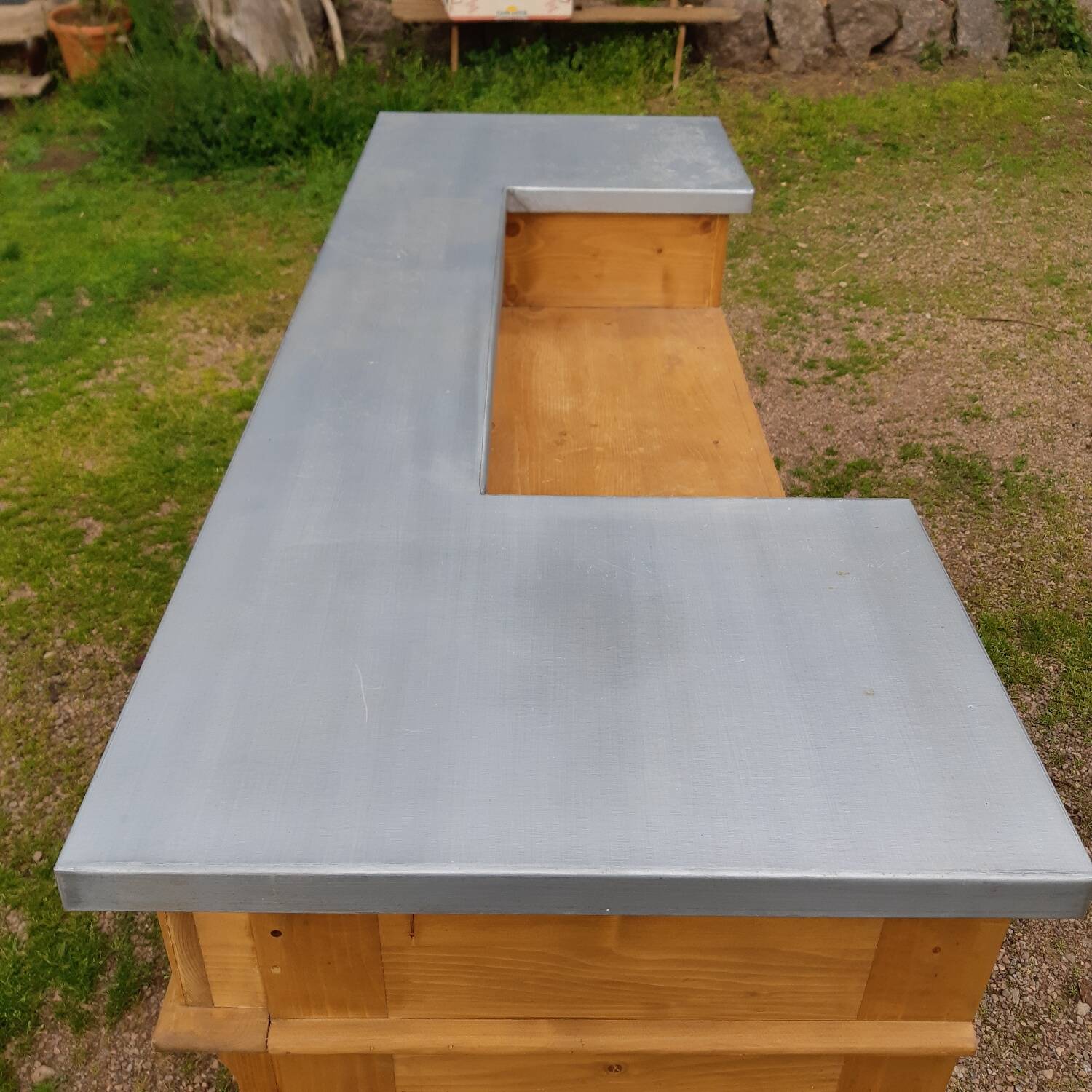 Zinc counter bar 180X60