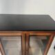 Display cabinet at counter height in mahogany and veneer, 19th century.