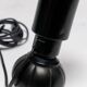 Vintage Italian 600 table lamp by Gino Sarfatti for Arteluce, black body & base