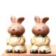 Salières lapins en céramique par ibuki, années 60
