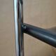 chair design vintage tubes chrome leather black