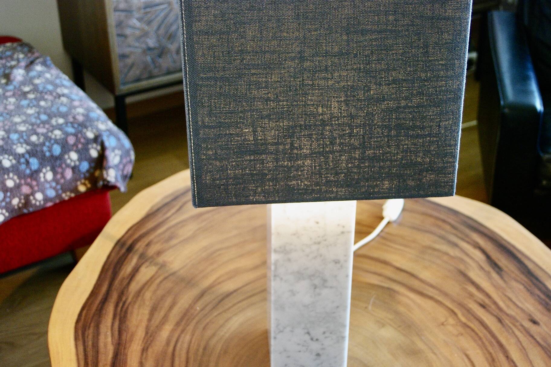 Large vintage lamp dephilippe barbier 1970