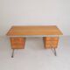 Industrial desk with 2 drawer units, 1960s.