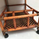 Dessert in rattan bamboo vintage cannage