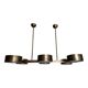 Rectangular Burnished Italian Candlestick
