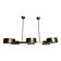 Rectangular Burnished Italian Candlestick