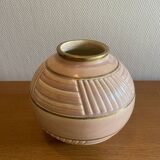 French art deco vase signed odyv 1930