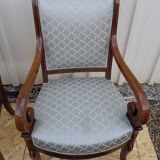 Pair of armchairs restoration style Charles X