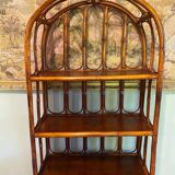 Vintage rattan shelf