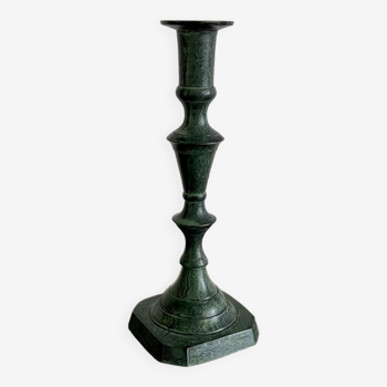 Green candle holder