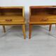 Pair of vintage bedside tables
