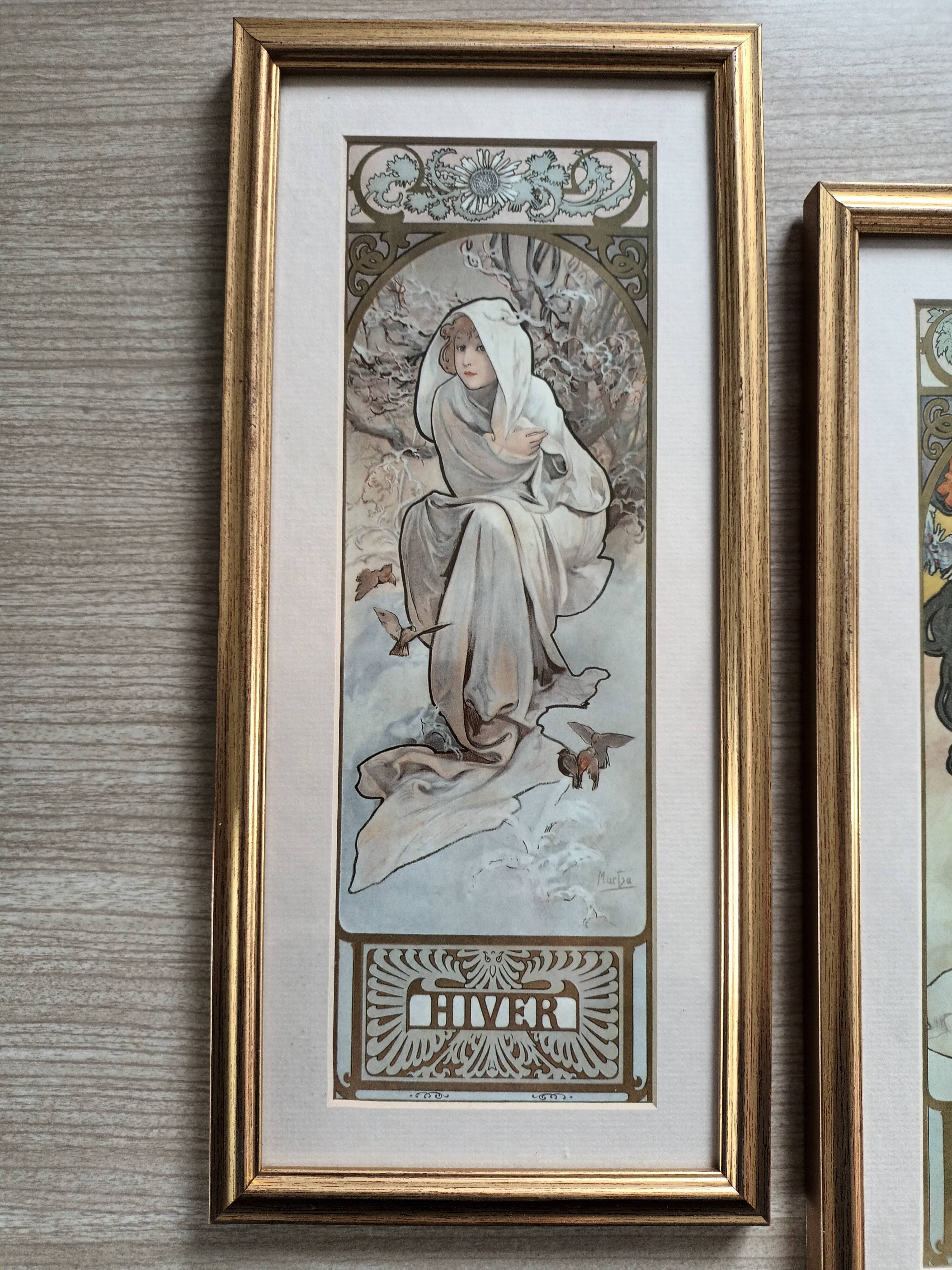 Art nouveau style frames