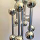 Lampadaire Space Age chromé, Italie 1970