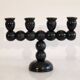 Chandelier finlandais en bois 1970