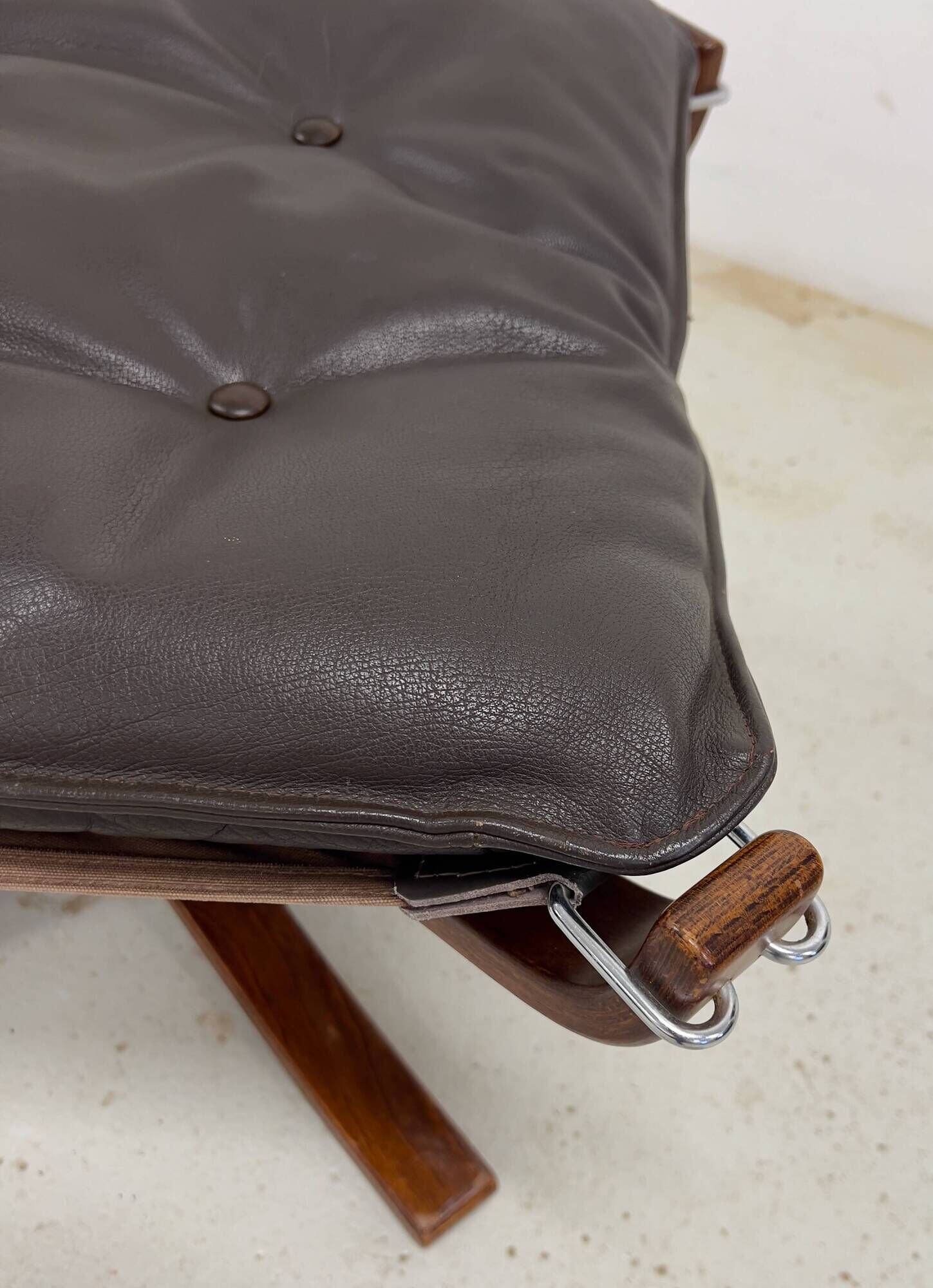 Midcentury Falcon Footstool By Sigurd Ressel For Vatne Møbler, Norway, 1970