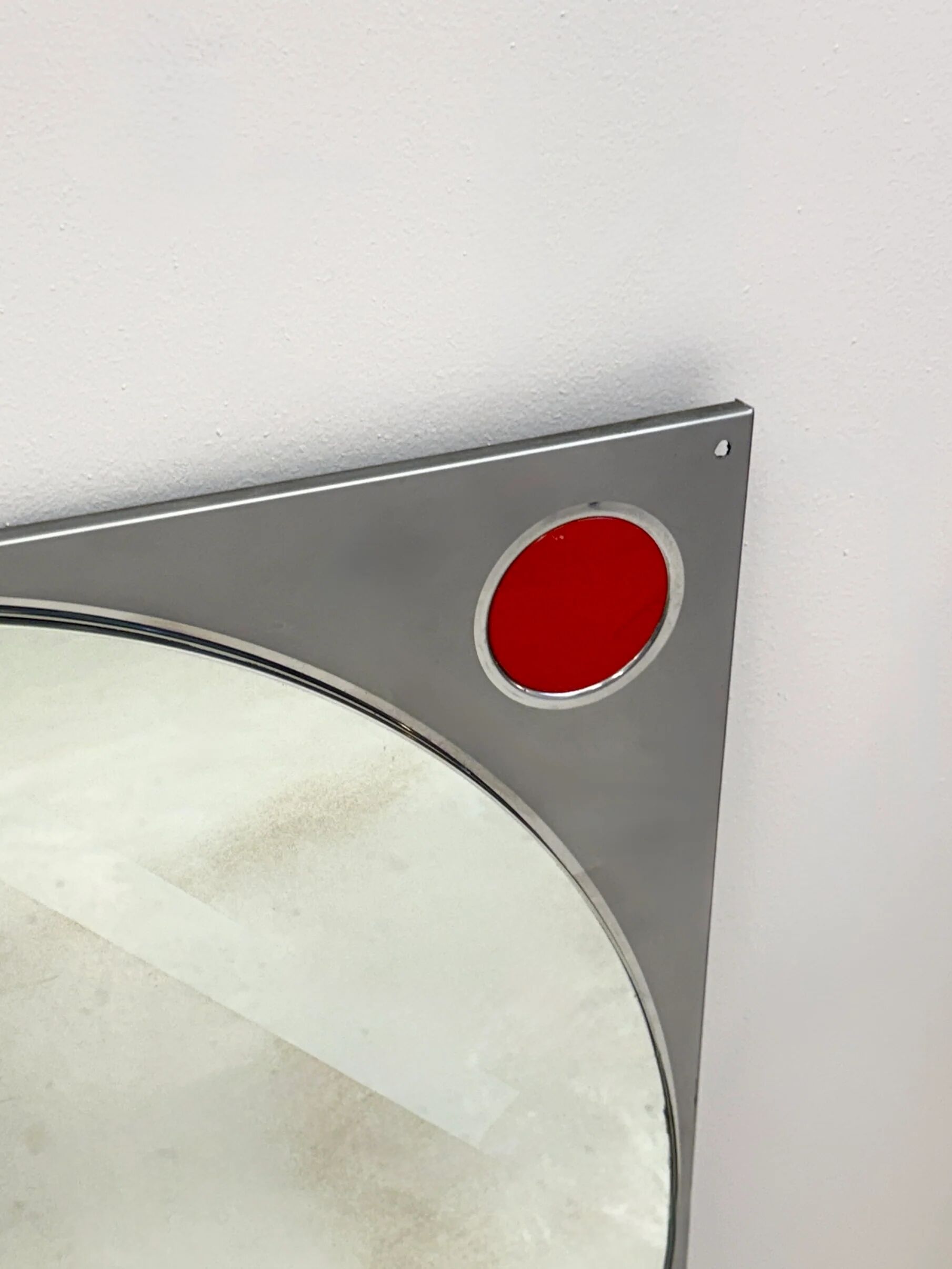 Grand miroir “Space Age” Italie — 1970s