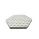 Space age white ceramic plate, Ennio Lucini, Gabbianelli Italy ca. 1970