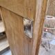 Oak wardrobe 2 doors Art Deco style renovated