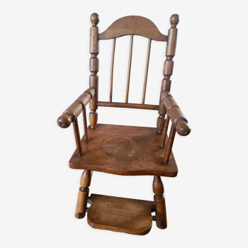 Wooden doll chair