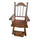 Chaise de poupée en bois
