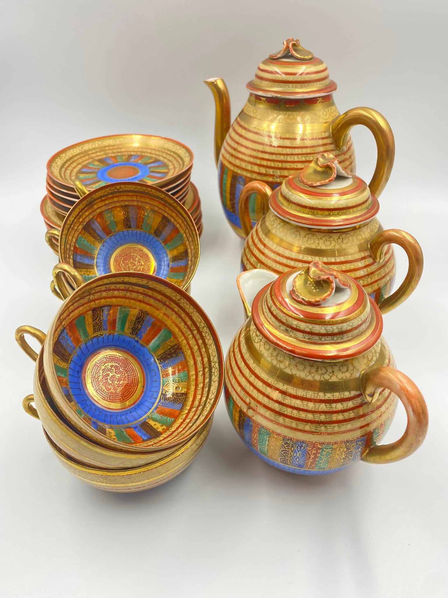 Japanese tea/lunch service before 1950