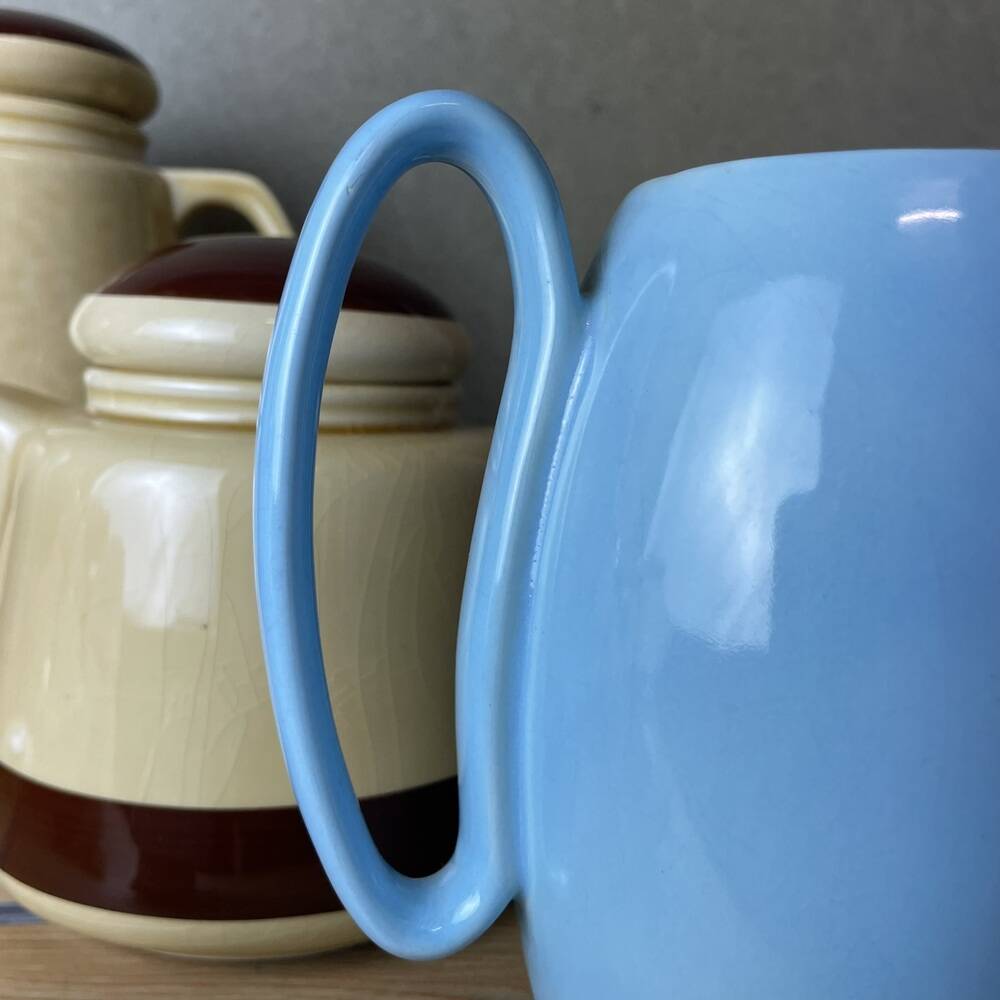 3 Portuguese Mic Century Modern coffee team pots