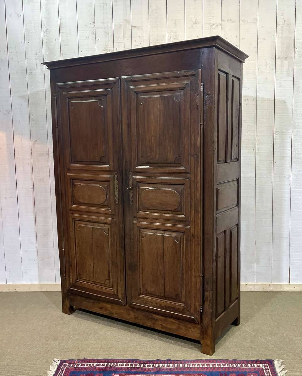 19th century rustic oak wardrobe