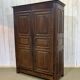 19th century rustic oak wardrobe