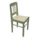 Chaise Art Déco vintage, style de design minimaliste, bois "de stijl"