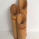 Lot of vintage natural bamboo vase