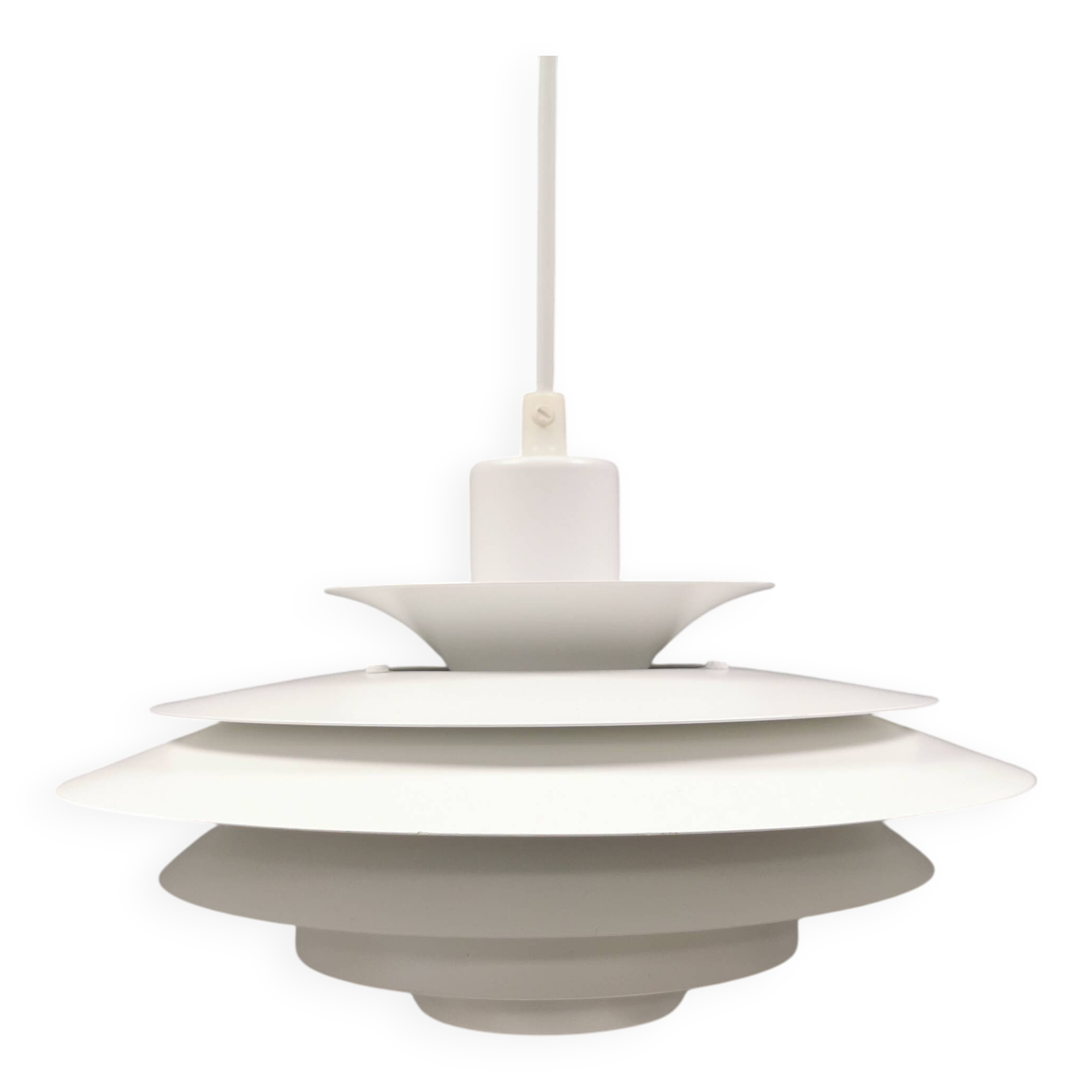 Danish hanging lamp from the 1980s, manufactured by Jeka, model 1029-P.