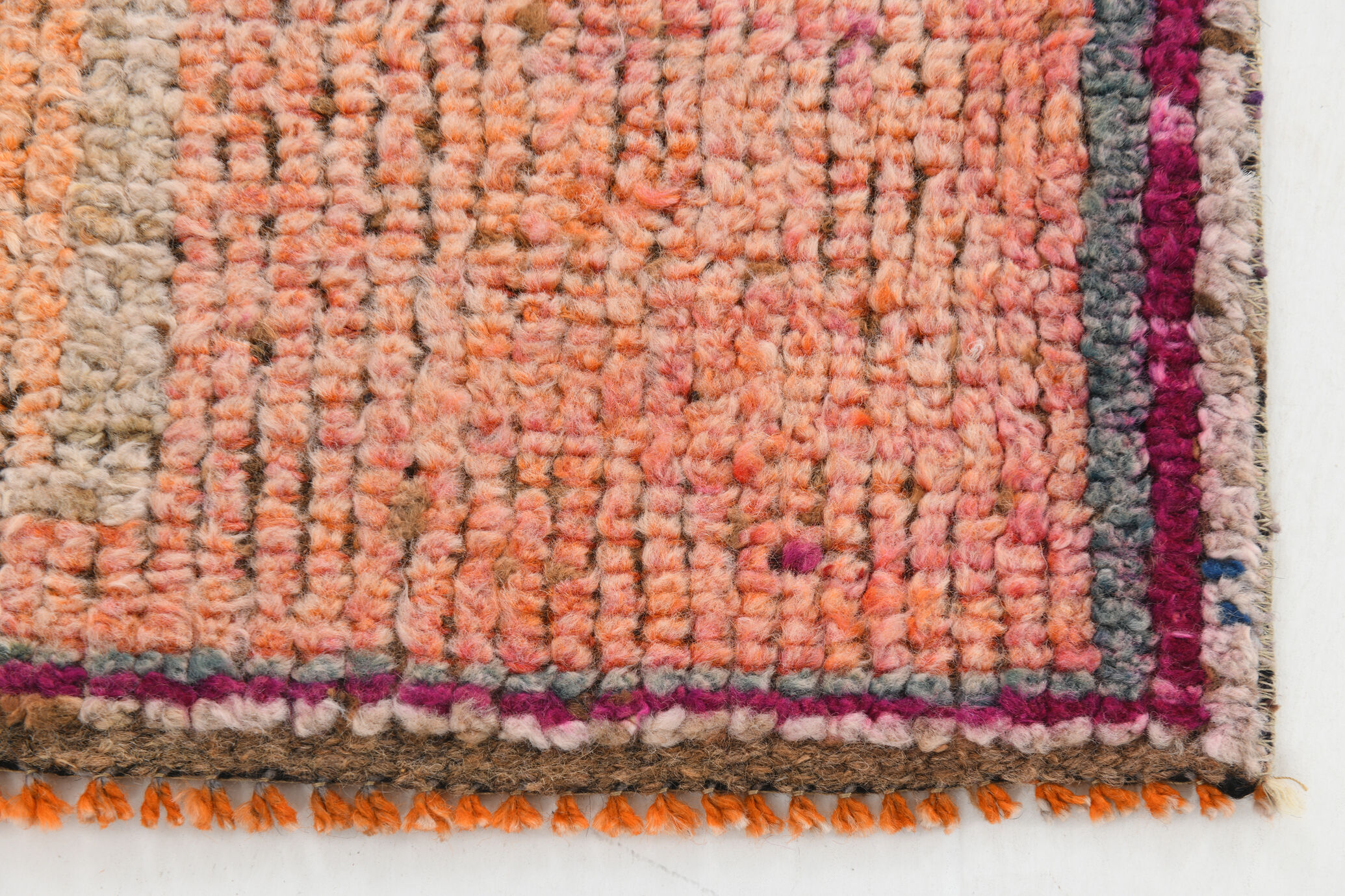 3x9 Vintage Geometric Runner Rug, 89x283Cm