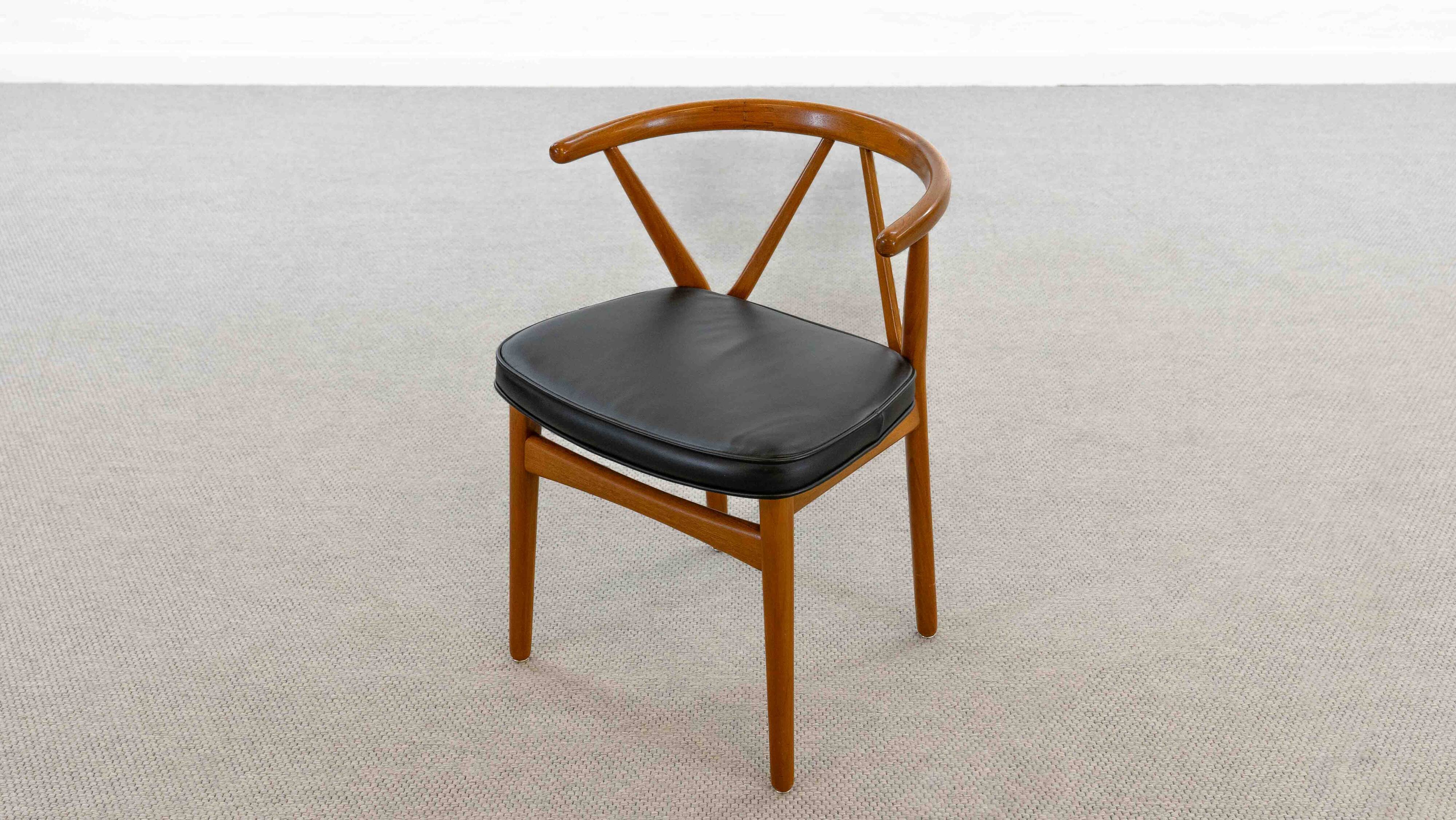 Fauteuil modèle 255 de Henning Kjaernulf pour Bruno Hansen