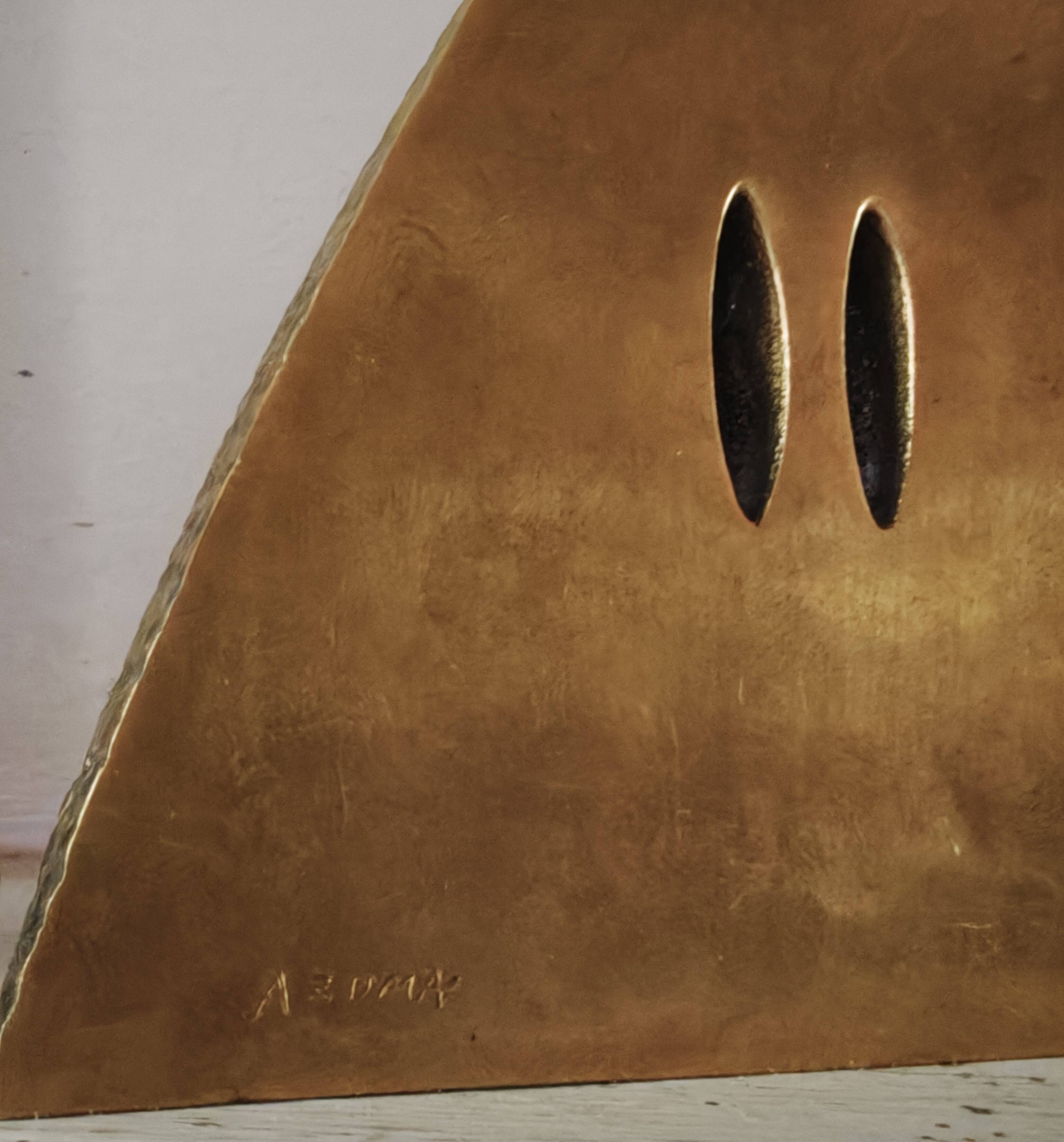 Bronze sculpture - Kengiro Azuma (1926-2016) - Tecno Borsani Edition (1986)