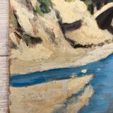Oil on signed panel