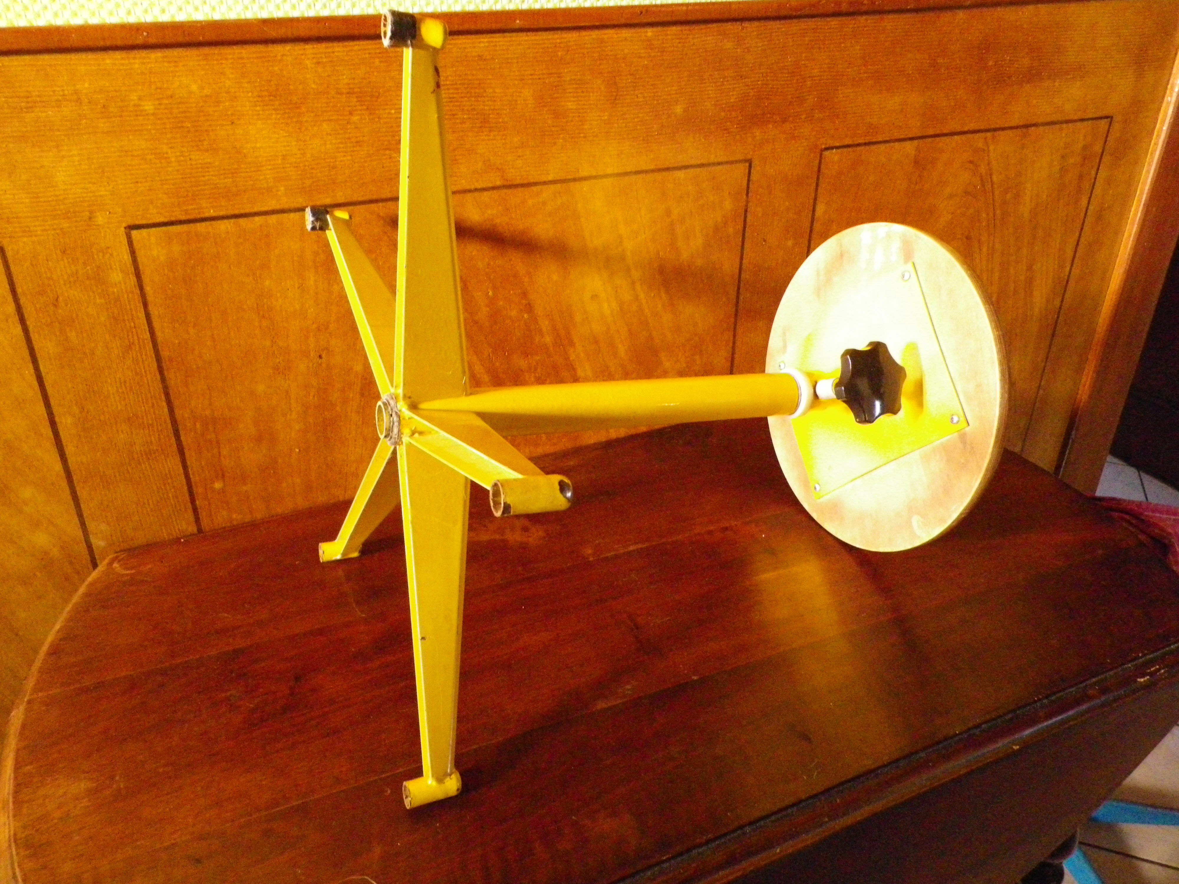 Industrial stool adjustable vintage 1970s