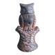 Owl whistle in zoomorphic terracotta