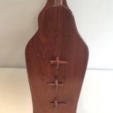 Scandinavian teak magazine rack