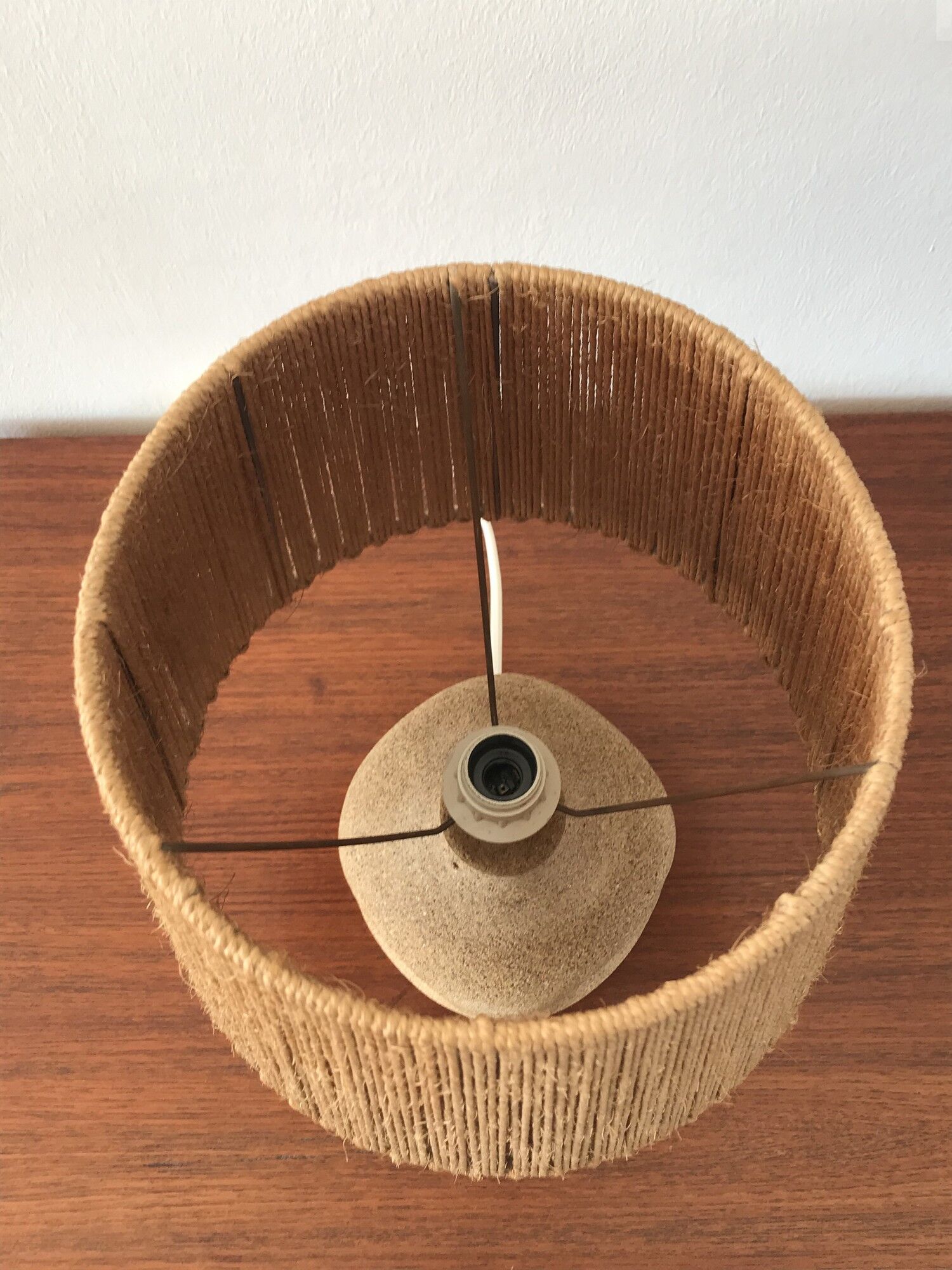 Vintage stone lamp 70s