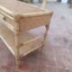 Bamboo and cane coffee table