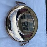 Silver-plated metal vegetable tureen