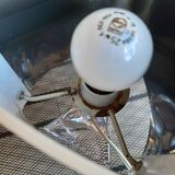 Design lamp, vintage, daum crystal and plexiglass, works - excellent condition-