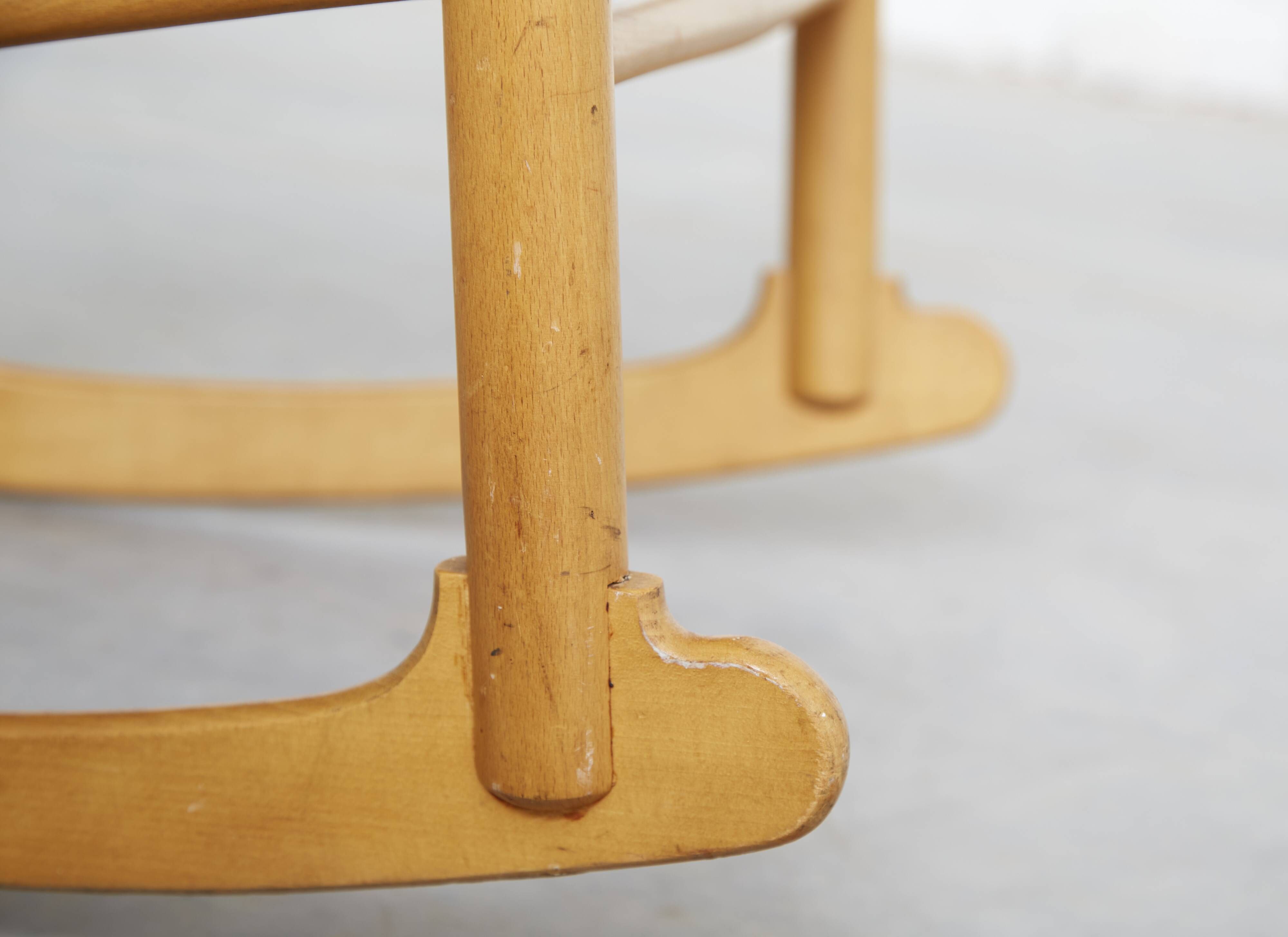 Vintage J16 Rocking Chair by Hans J. Wegner for FDB Møbler, 1960s