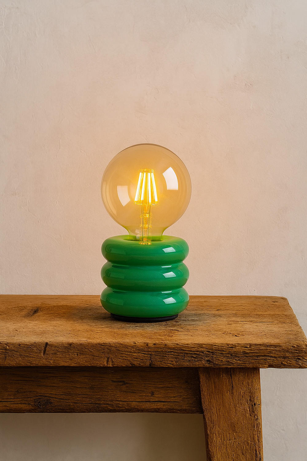 Boppo green bedside lamp 9cm