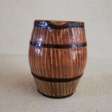 Glazed terracotta pitcher