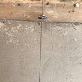 Large Louis Philippe mirror with white patina